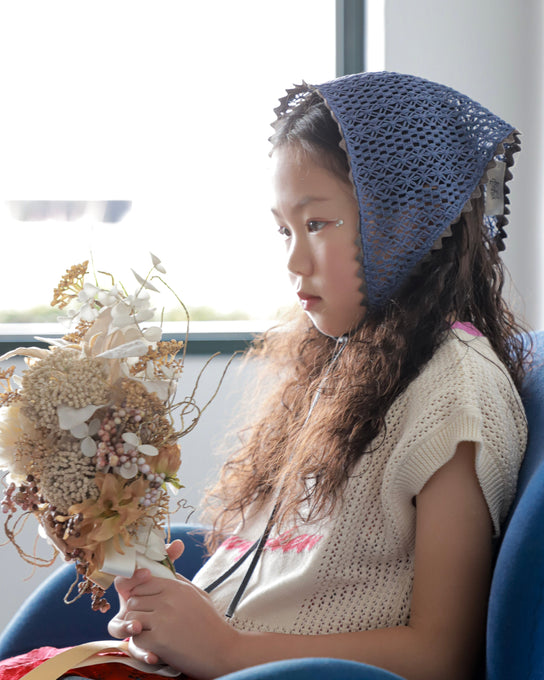 eLfinFolk エルフィンフォルク<br>Crochet Lace Bonnet<br>23_elf-261A43