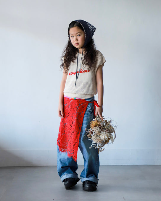 eLfinFolk エルフィンフォルク<br>Crochet Lace Bonnet<br>23_elf-261A43