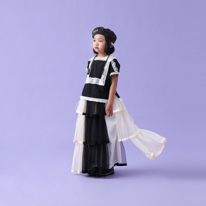 TOBOGGAN<br> トボガン<br>【27ssご予約 11月下旬入荷予定】<br>furi flare tulle(1st collection revival)