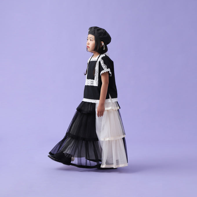 TOBOGGAN<br> トボガン<br>【27ssご予約 11月下旬入荷予定】<br>furi flare tulle(1st collection revival)