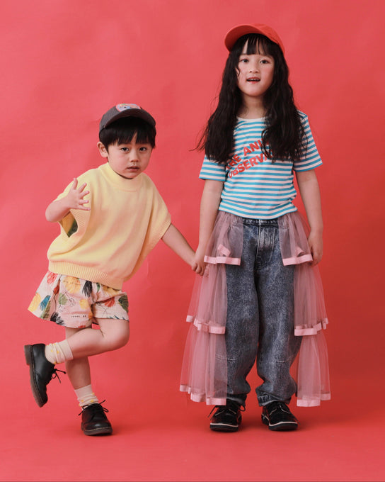 Repose AMS<br>リポーズ<br>knit boxy top<br>SS26-127