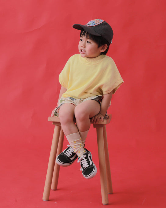 Repose AMS<br>リポーズ<br>knit boxy top<br>SS26-127