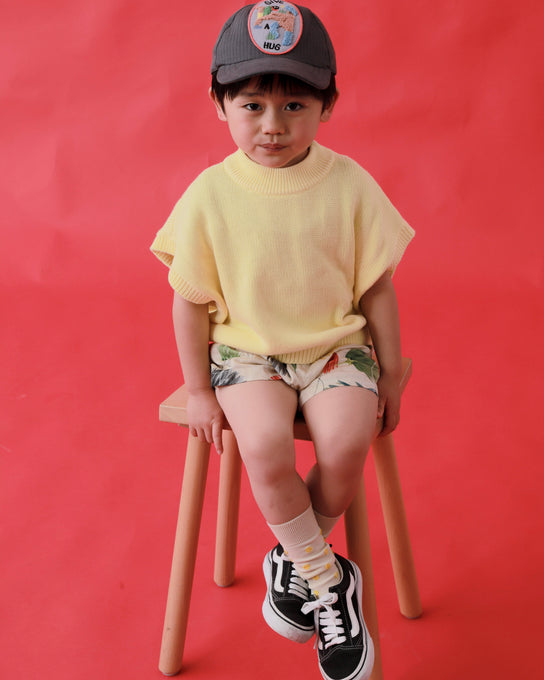 Repose AMS<br>リポーズ<br>knit boxy top<br>SS26-127