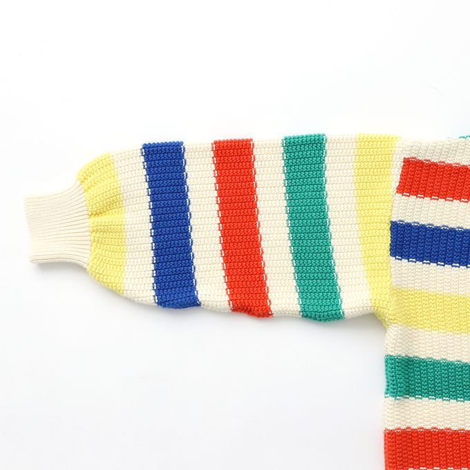 BOBOCHOSES<br>ボボショセス<br>Bobo Choses Multicolor Stripes jumper<br>124AC135