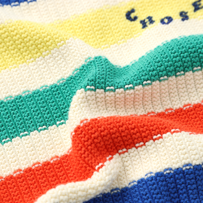 BOBOCHOSES<br>ボボショセス<br>Bobo Choses Multicolor Stripes jumper<br>124AC135