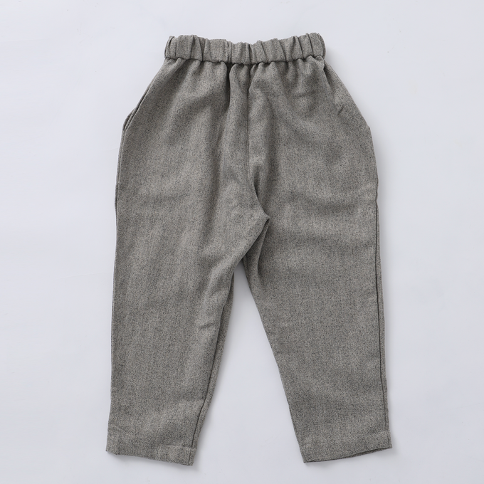 eLfinFolk <br>エルフィンフォルク<br>Herringbone Tweed Sarrouel Pants<br>elf-242F45/F46