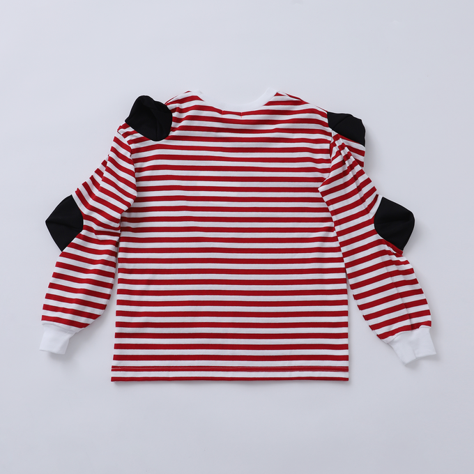 frankygrow <br>フランキーグロウ<br>SOCK HEELS BORDER L/S TEE<br>24FWCS-484