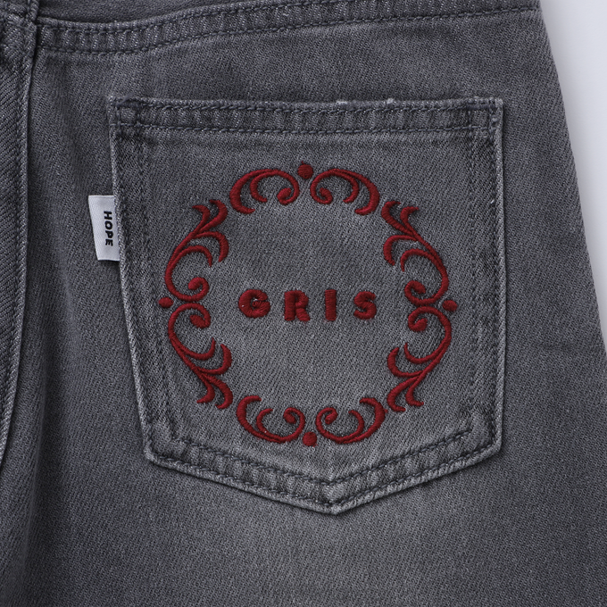 GRIS グリ<br>5 Pocket Straight denim<br>GR24AW-PT001