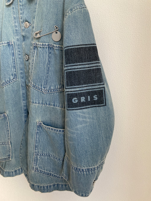 GRIS<br>グリ<br>Denim coverall<br>GR25AW-JK001