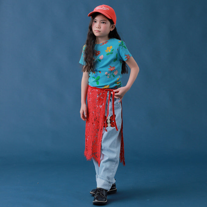 〈残り2Yのみ〉The Campament ザカンパメント <br>Flowers Allover Tshirt<br>TC-SS26-10