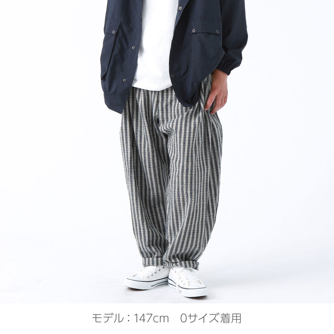 PARK MADE IN KYOTO<br>Side tuck Pants<br>しじら織ver. Type2