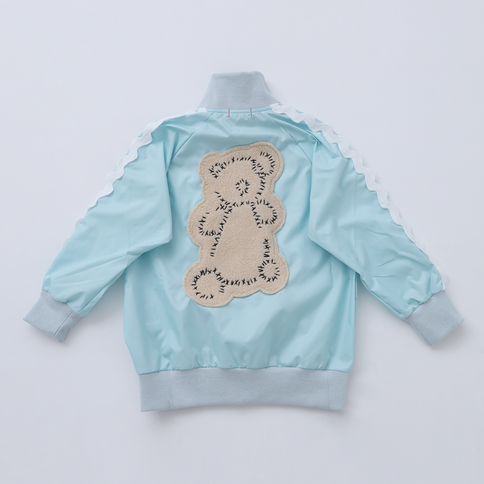 frankygrow <br>フランキーグロウ<br>KUMA EMBROIDERY PATCH PE TRACK JACKET<br>24FWOT-113