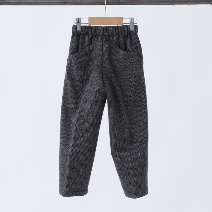 MOUN TEN. <br>マウンテン<br>herringbone wide pants (Re-wool)<br>MP83-1621a