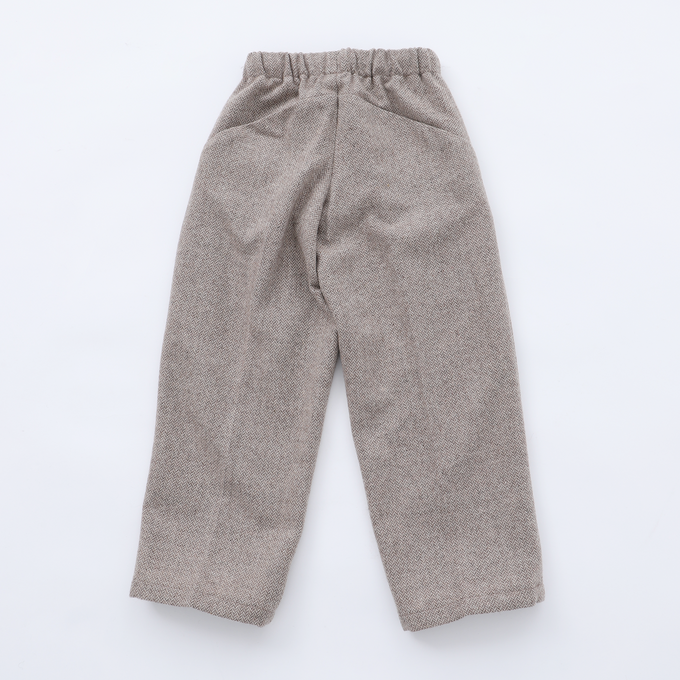 MOUN TEN. <br>マウンテン<br>herringbone wide pants (Re-wool)<br>MP83-1621a