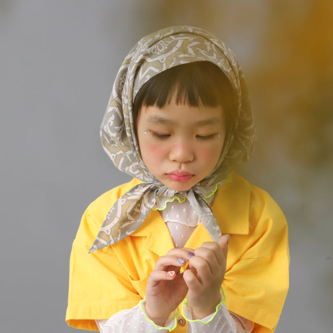 The Campament ザカンパメント <br>Flowers Yellow Shirt<br>TC-SS26-30
