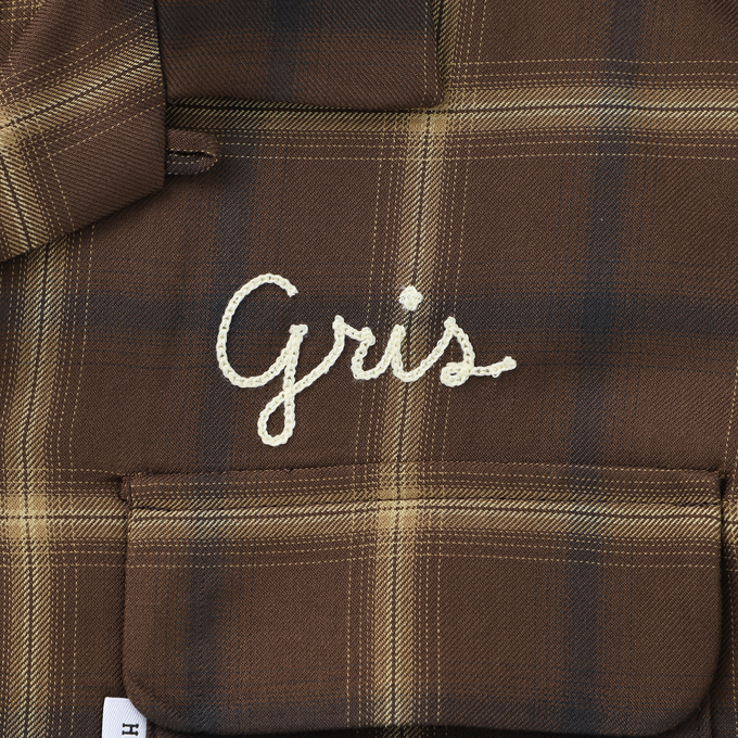 GRIS グリ<br>Wide Open Collar Shirt<br>GR24SS-SH001