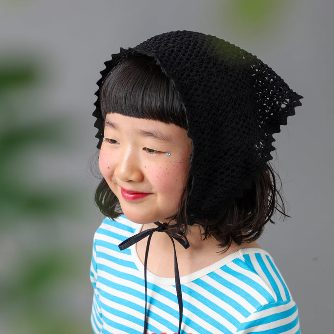 eLfinFolk エルフィンフォルク<br>Crochet Lace Bonnet<br>23_elf-261A43