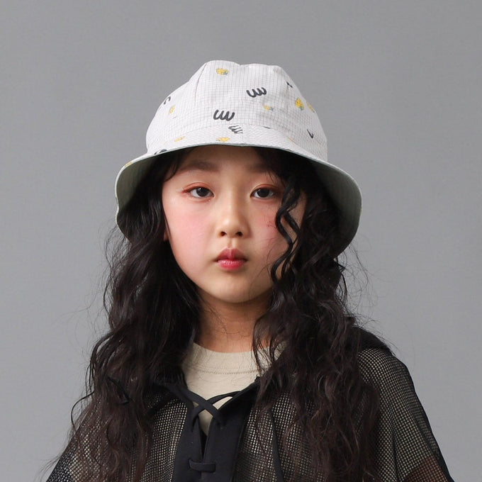 MIN-NANO×frankygrow<br>ミンナノ×フランキーグロウ<br>M&SB PATTERNED REVERSIBLE METRO HAT<br>MF26SHT-002
