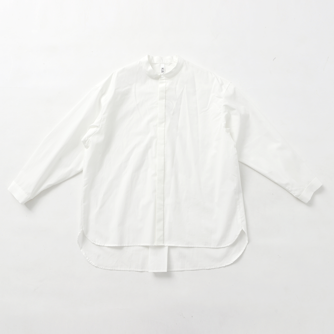 MOUN TEN.<br>マウンテン<br>organic band collar shirt<br>MS27-1303a