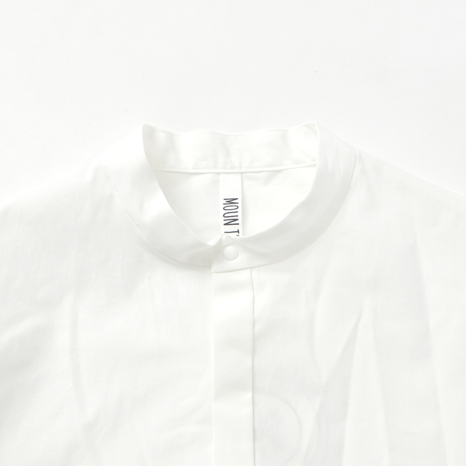 MOUN TEN.<br>マウンテン<br>organic band collar shirt<br>MS27-1303a