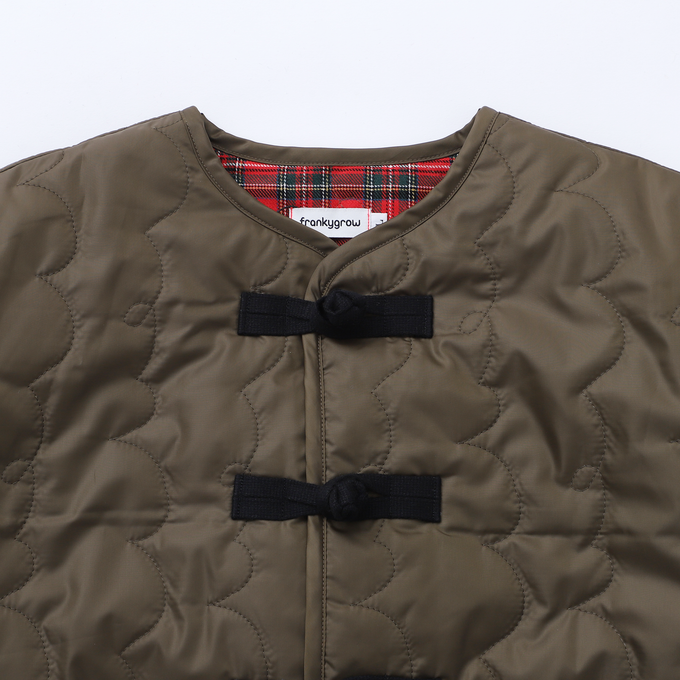 frankygrow <br>フランキーグロウ<br>Wata KUMA GURUGURU QUILTING CHINA BLOUSON<br>24FWOT-115