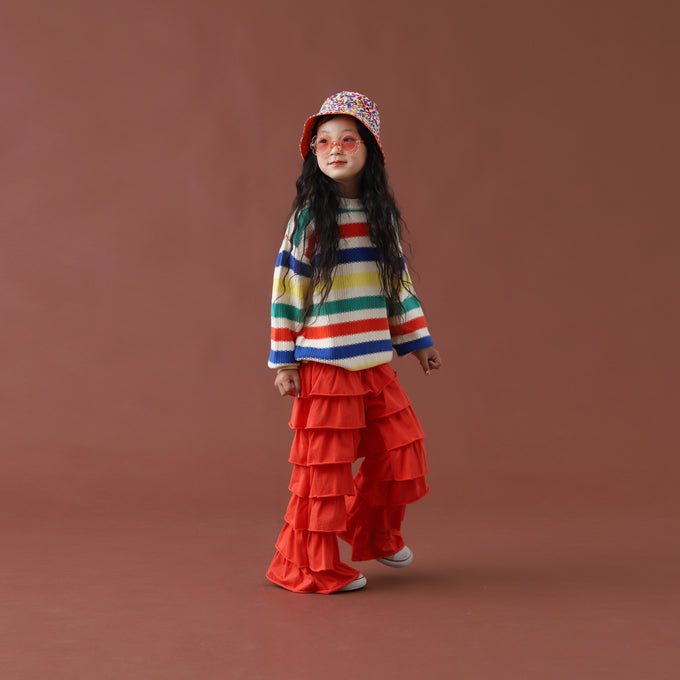 BOBOCHOSES<br>ボボショセス<br>Bobo Choses Multicolor Stripes jumper<br>124AC135