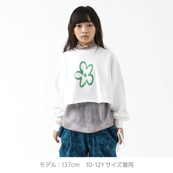 UNIONINIユニオニーニ<br>bouquet cropped sweatshirts<br>TR-029