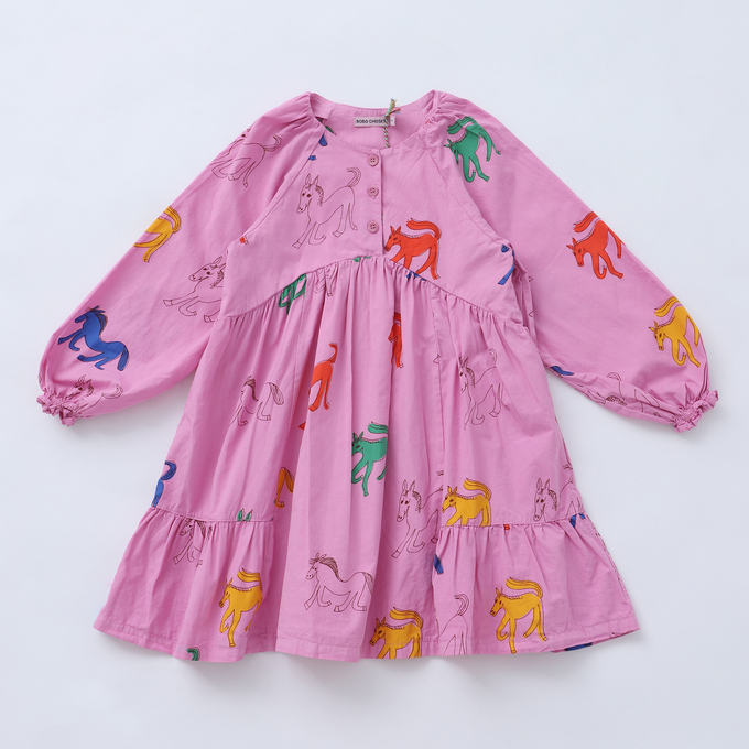 BOBOCHOSES<br>ボボショセス<br>Wonder Horse all over woven dress<br>B224AC110