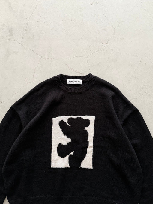 UNIONINI<br>ユニオニーニ<br>【26awご予約9-10月入荷予定】<br>teddybear knit<br>KN-005