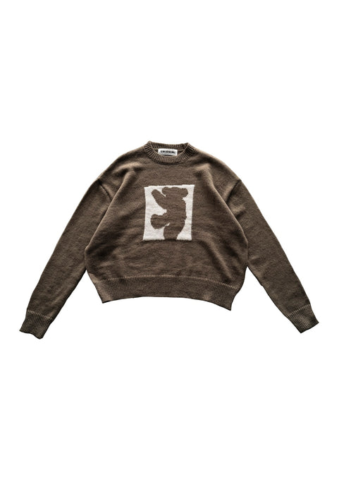 UNIONINI<br>ユニオニーニ<br>【26awご予約9-10月入荷予定】<br>teddybear knit<br>KN-005