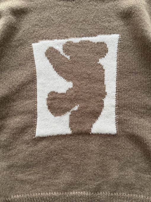 UNIONINI<br>ユニオニーニ<br>【26awご予約9-10月入荷予定】<br>teddybear knit<br>KN-005