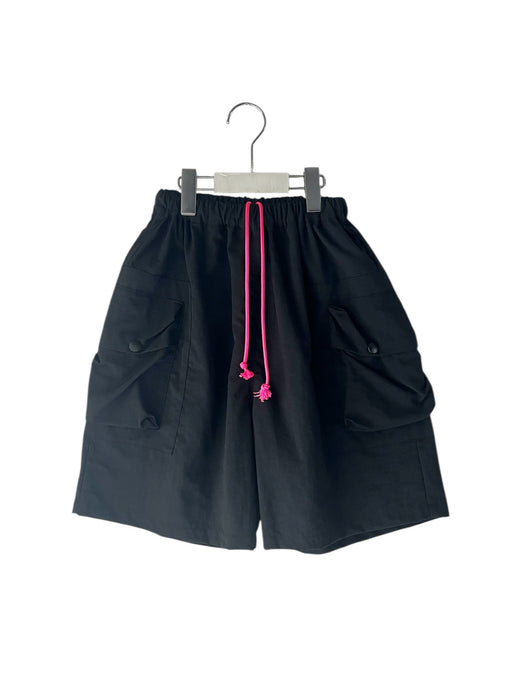 MIN-NANO×frankygrow<br>ミンナノ×フランキーグロウ<br>【26ssご予約】<br>LIGHT SHELL BULKY TAFFETA CARGO SHORT PANTS<br>MF26SBT-011