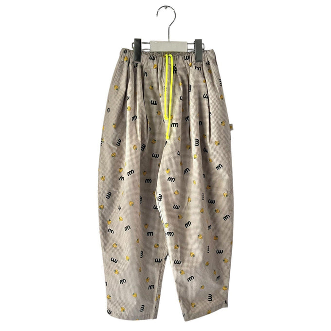 MIN-NANO×frankygrow<br>ミンナノ×フランキーグロウ<br>M&SB PATTERNED TEPERED PANTS<br>MF26SBT-012