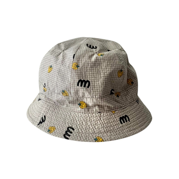 MIN-NANO×frankygrow<br>ミンナノ×フランキーグロウ<br>【26ssご予約】<br>M&SB PATTERNED REVERSIBLE METRO HAT<br>MF26SHT-002