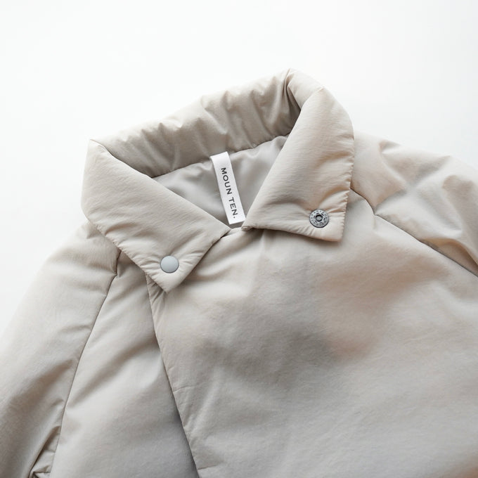 MOUN TEN.<br> マウンテン<br>【26awご予約】<br>air half coat<br>MC29-2034a