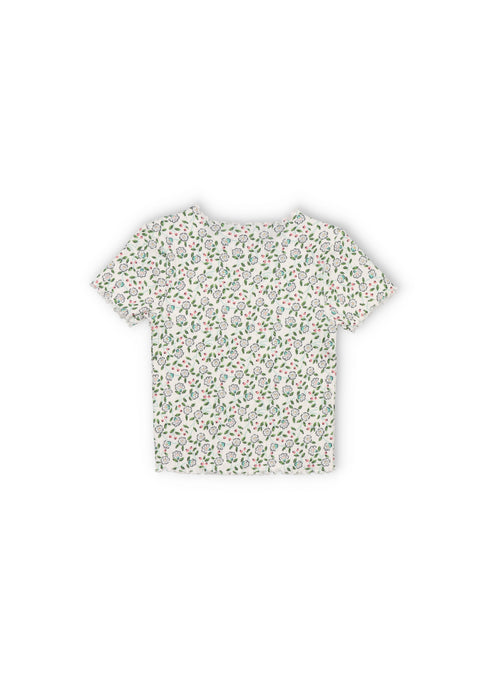 The New Society<br>ザニューソサエティー<br>Nicolette Tee Jasmine Flowers Print<br>