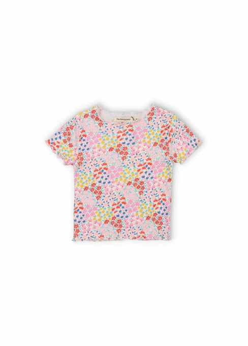 The New Society<br>ザニューソサエティー<br>Nicolette Tee Jasmine Flowers Print<br>