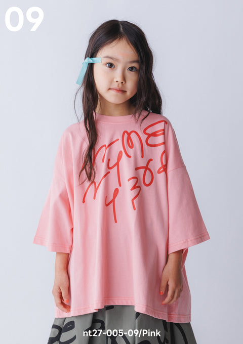 NUNUFORME<br> ヌヌフォルム<br>【27ssご予約 2月入荷予定】<br>うねうねロゴT<br>nt27-005-09