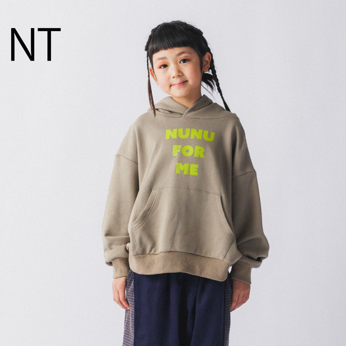 NUNUFORME<br> ヌヌフォルム<br>【26awご予約 8月入荷予定】<br>Nプリントパーカ<br>nt26-006-15