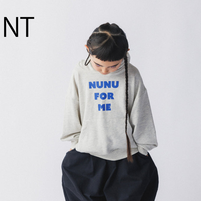 NUNUFORME<br> ヌヌフォルム<br>【26awご予約 8月入荷予定】<br>Nプリントパーカ<br>nt26-006-15