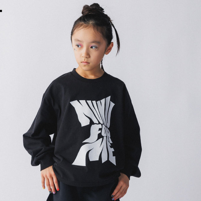 NUNUFORME<br> ヌヌフォルム<br>【26awご予約 8月入荷予定】<br>ツイストロゴ ロングスリーブT<br>nt26-007-04