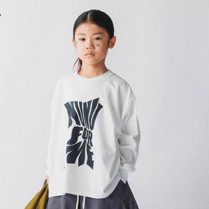 NUNUFORME<br> ヌヌフォルム<br>【26awご予約 8月入荷予定】<br>ツイストロゴ ロングスリーブT<br>nt26-007-04