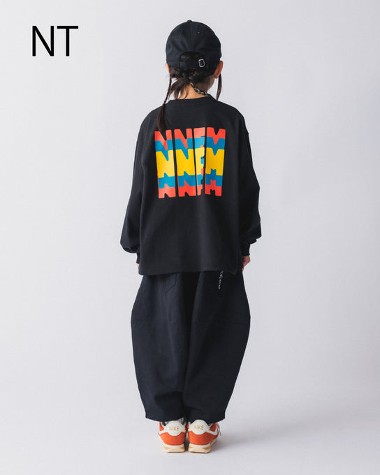 NUNUFORME<br> ヌヌフォルム<br>【26awご予約 8月入荷予定】<br>トリコロールロゴ ロングスリーブT<br>nt26-007-05