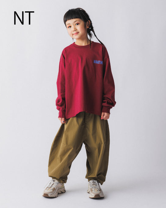NUNUFORME<br> ヌヌフォルム<br>【26awご予約 8月入荷予定】<br>トリコロールロゴ ロングスリーブT<br>nt26-007-05