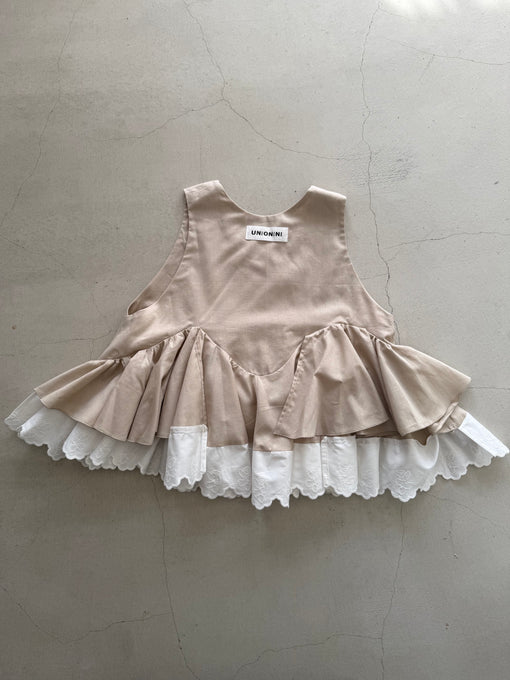 UNIONINI<br>ユニオニーニ<br>【27ssご予約】<br>teddy lace one piece<br>OP-098-1