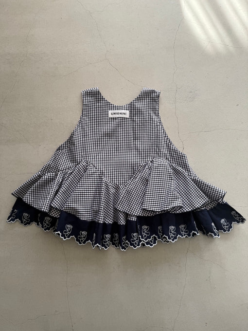 UNIONINI<br>ユニオニーニ<br>【27ssご予約】<br>teddy lace one piece<br>OP-098-2