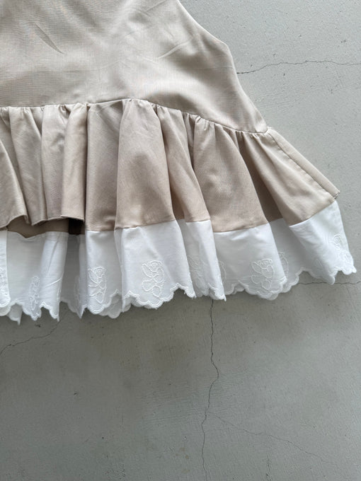 UNIONINI<br>ユニオニーニ<br>【27ssご予約】<br>teddy lace one piece<br>OP-098-1