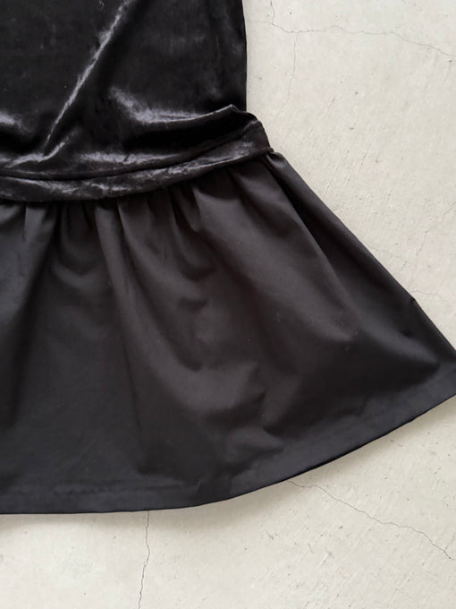 UNIONINI<br>ユニオニーニ<br>【26awご予約8-9月入荷予定】<br>velours tank top dress<br>OP-101