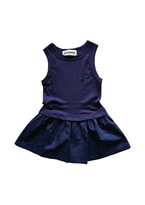 UNIONINI<br>ユニオニーニ<br>【27ssご予約】<br>rib tank top one piece<br>OP-101