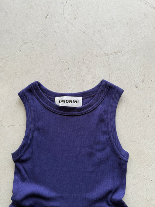 UNIONINI<br>ユニオニーニ<br>【27ssご予約】<br>rib tank top one piece<br>OP-101
